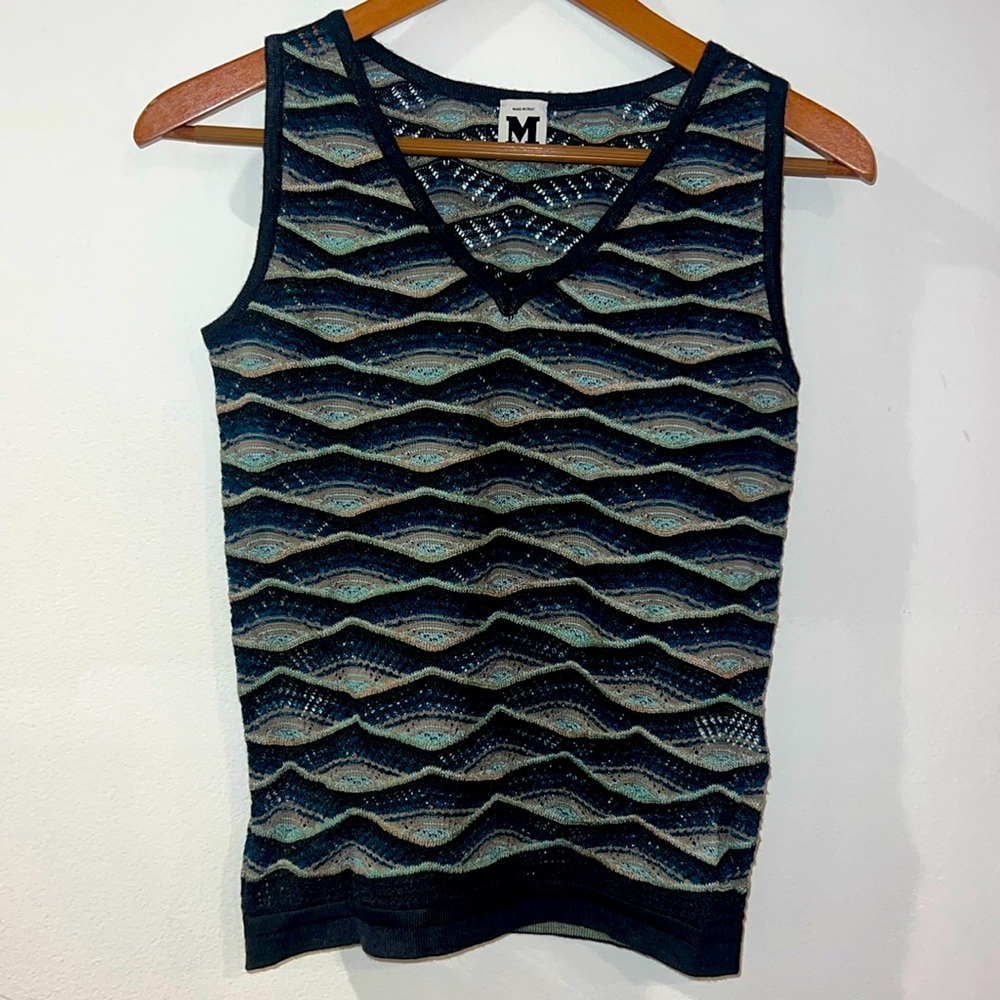 MISSONI Vest in viscose and cotton